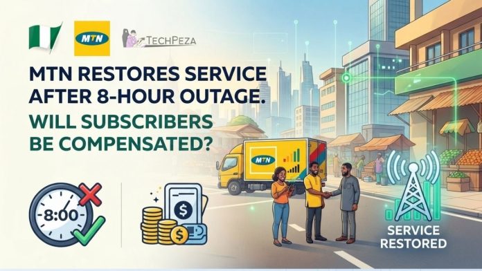 MTN Restores Service After 8-Hour Outage. Will Subscribers Be Compensated?